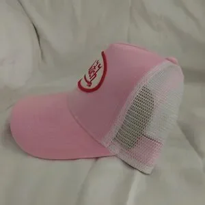 Von Dutch Pink Crush Trucker Hat, Snapback Adjustable Pink Crush Velvet Trucker – Players Closet main image 3